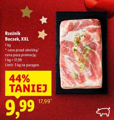Boczek Rzeźnik Boczek, XXL promocja w Lidl
