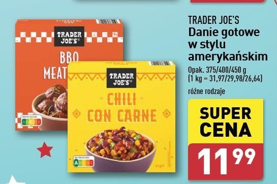 Danie bbq meatballs Trader joe's promocja