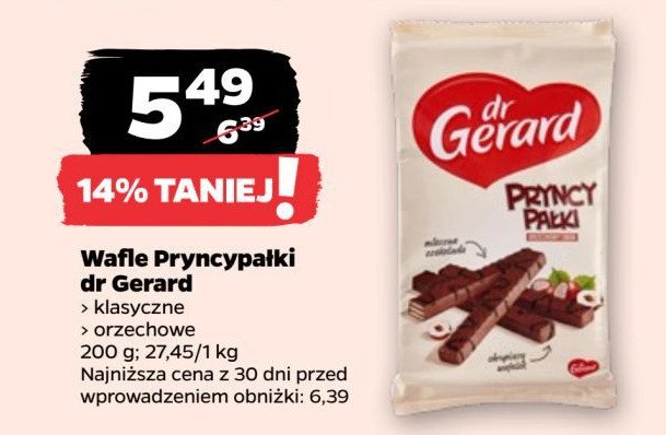 Wafelki Dr gerard pryncypałki promocja