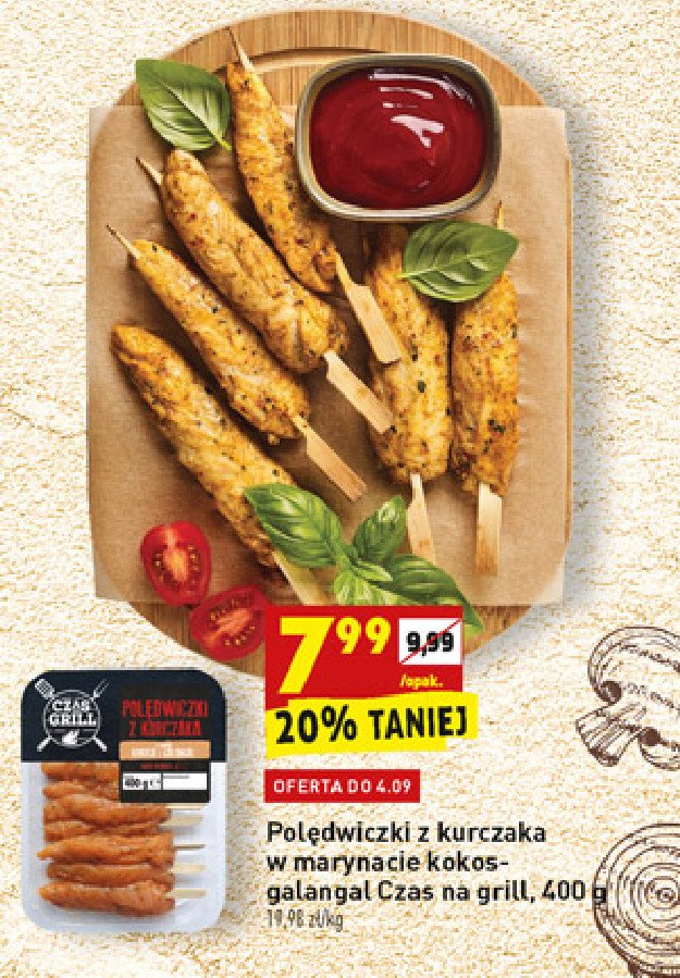 Polędwiczki z kurczaka w marynacie kokos-galangal Czas na grill promocja w Biedronka