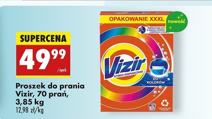 Proszek do prania color Vizir promocja