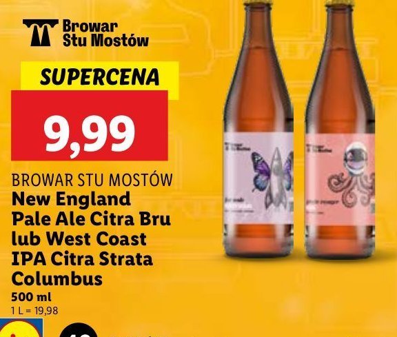 Piwo Browar stu most贸w pale ale citra bru promocja