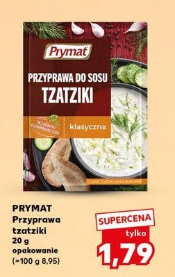 Przyprawa tzatziki Prymat promocja w Kaufland