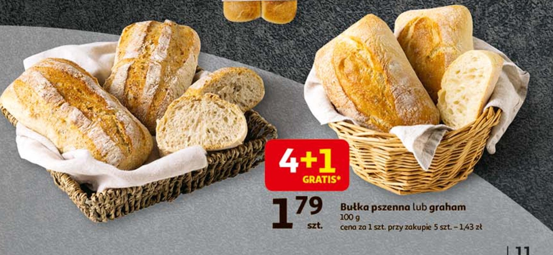 Bułka pszenna promocja w Auchan