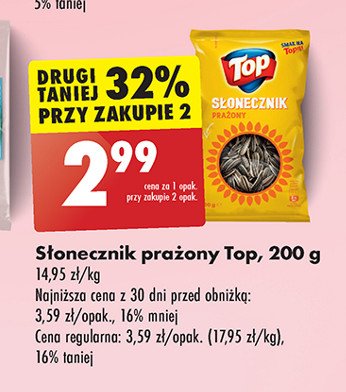 Słonecznik prażony Top promocja