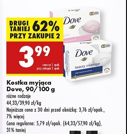 Mydło Dove pink promocja w Biedronka