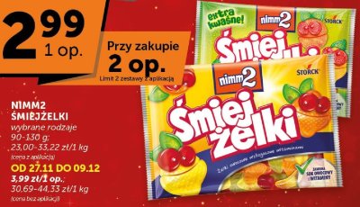 Żelki Nimm2 Śmiejżelki promocja w ABC