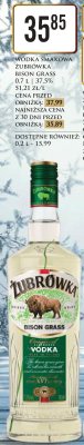 Wódka smakowa Żubrówka Bison Grass 0.7 L promocja w Dino