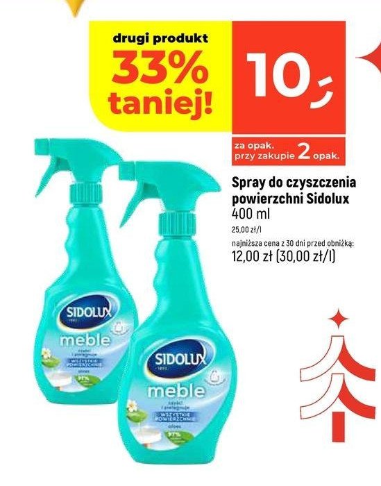 Spray do mebli drewnianych migdałowy Sidolux promocja w Dealz