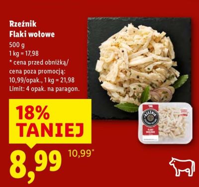 Flaki wołowe promocja w Lidl