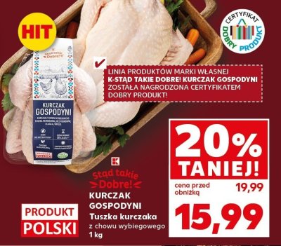 Tuszka kurczaka promocja w Kaufland