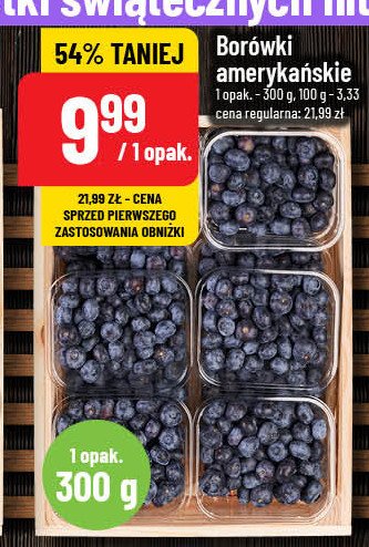 Borówki amerykańskie promocja w POLOmarket