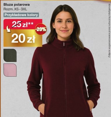 Bluza polarowa damska różne kolory promocja w Woolworth