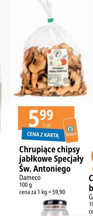 Chipsy jabłkowe Specjały św. antoniego promocja