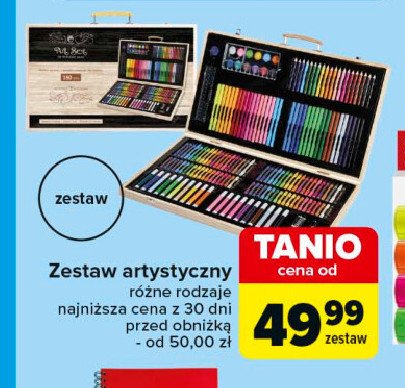 Zestaw artystyczny promocja