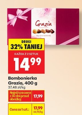 Bombonierka Grazia praliny czekoladowe promocja w Biedronka