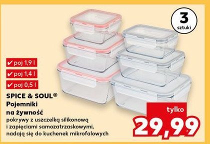 Pojemniki na żywność Spice&soul promocja w Kaufland