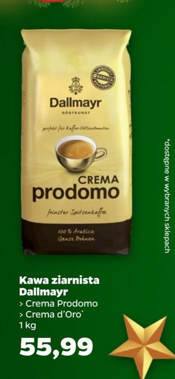 Kawa Dallmayr prodomo crema promocja w Netto