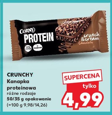 Baton proteinowy czekoladowy CORNY promocja