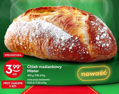 Chleb maślankowy Mister promocja w Żabka