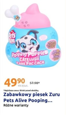 Zabawkowy piesek Pets Alive Pooping Puppies promocja w Action