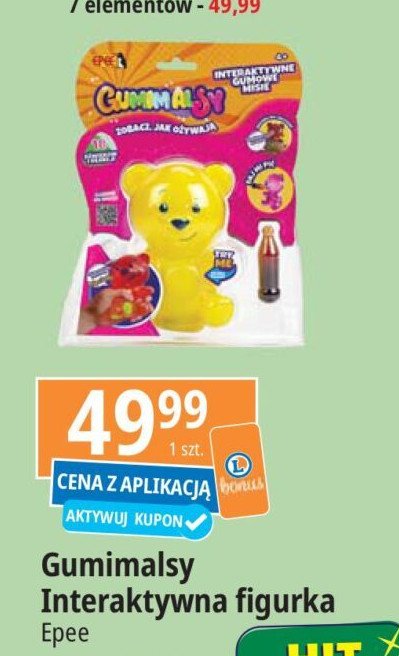 Figurka gumimalsy promocja