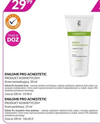 Krem punktowy Enilome Pro Acnestetic promocja w DOZ.PL