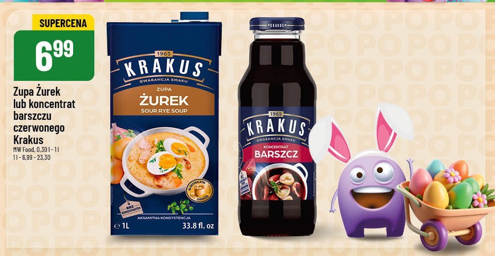 Koncentrat barszczu czerwonego Krakus maspex promocja