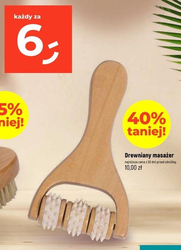 Masażer drewniany promocja w Dealz