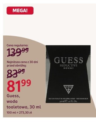 Guess woda toaletowa 30 ml promocja w Rossmann