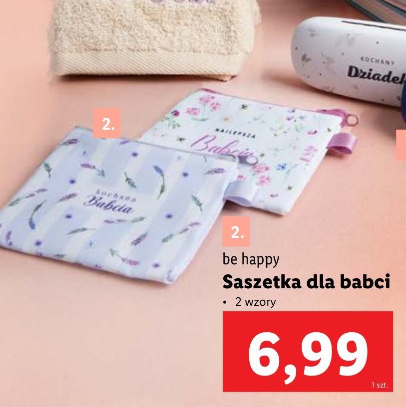 Saszetka dla babci Be happy promocja w Lidl