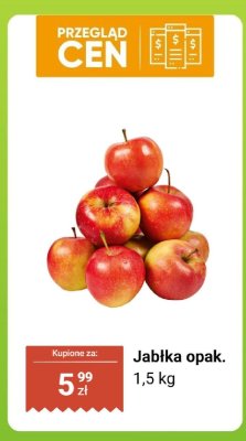Jabłka opak. 1,5 kg Biedronka promocja w Biedronka