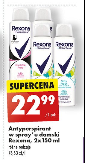 Dezodorant white flowers & lychee Rexona promocja