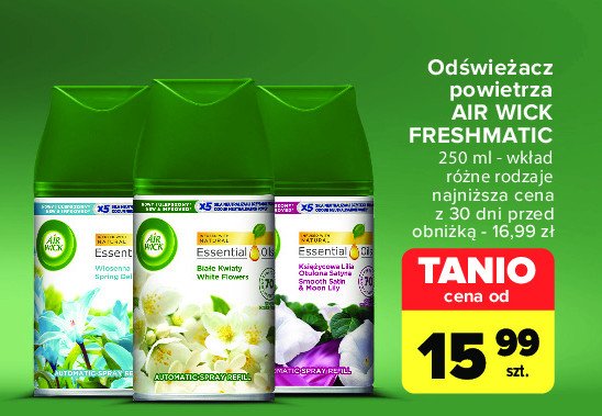 Wkład wiosenna świeżość Air wick freshmatic pure promocja w Carrefour Market