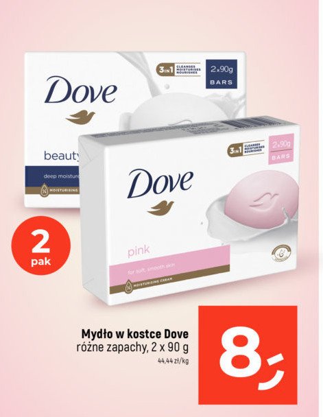 Mydło Dove pink promocja