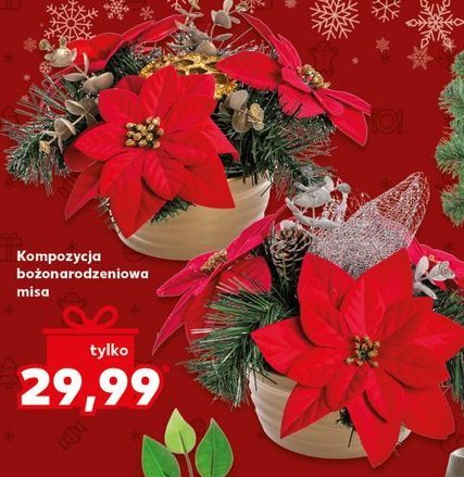 Kompozycja bożonarodzeniowa promocja