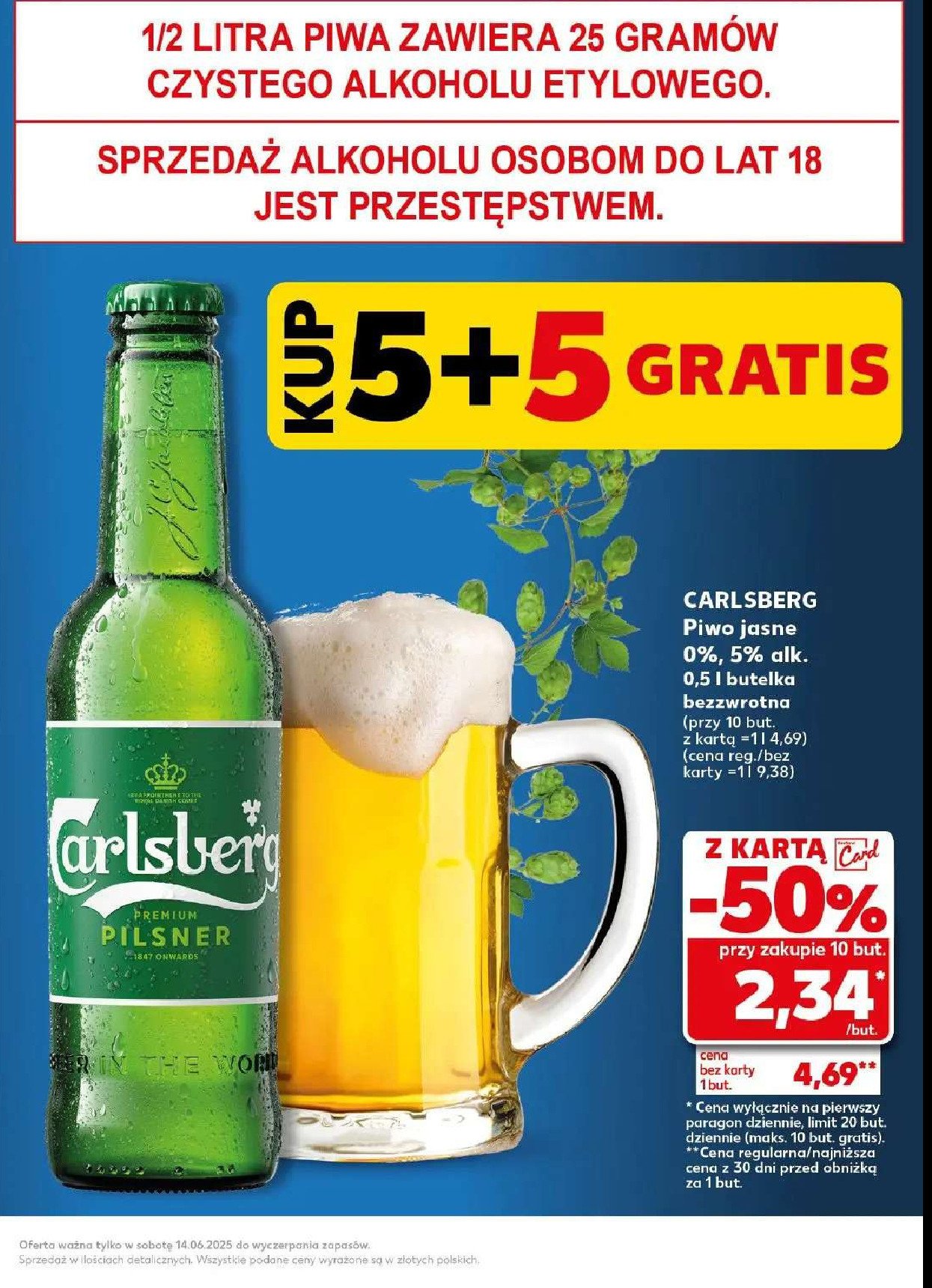 Piwo Carlsberg promocja