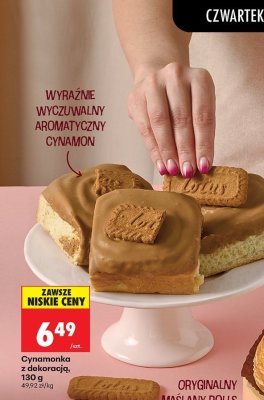 Cynamonka z dekoracją promocja w Biedronka