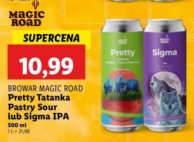 Piwo Magic road pretty promocja w Lidl