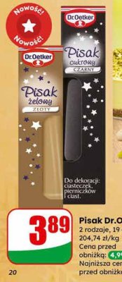 Pisak żelowy złoty promocja w Dino