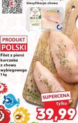 Filet z piersi kurczaka z chowu wybiegowego K-classic stąd takie dobre! promocja