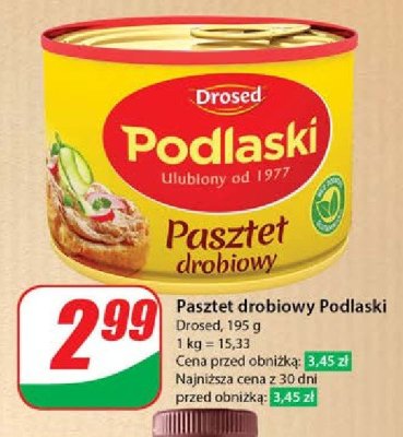 Pasztet drobiowy Drosed podlaski promocja