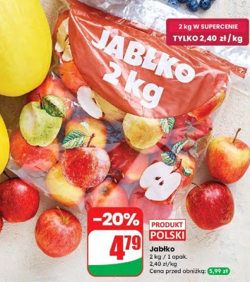 Jabłko promocja w Dino