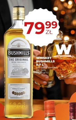 Whiskey Bushmills irlandzka/blended 0,7L promocja w Duży Ben