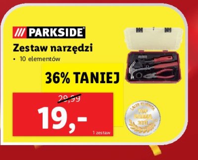 Zestaw narzedzi Parkside promocja