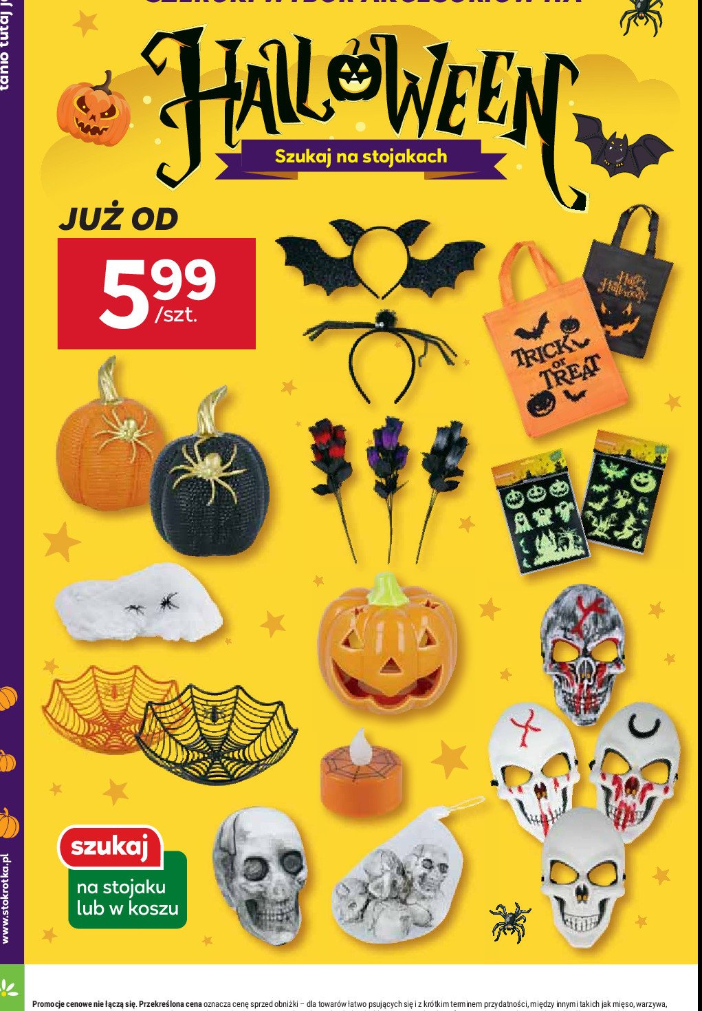 Dekoracje halloween promocja