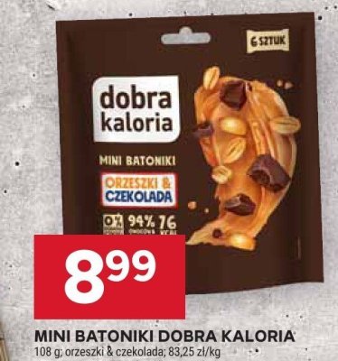 Mini batoniki orzeszki & czekolada promocja w Stokrotka