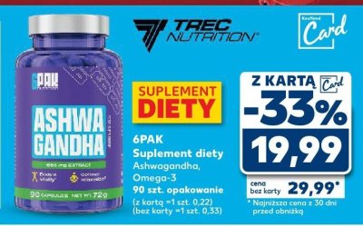 Suplement diety Ashwagandha, Omega-3 promocja w Kaufland