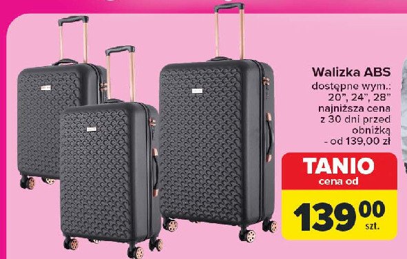 Walizka abs 24" promocja