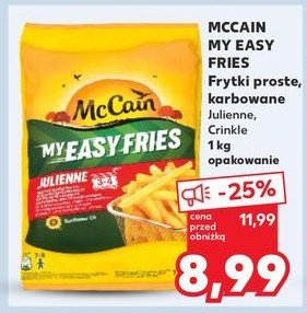 Frytki julienne Mccain my fries promocja w Kaufland